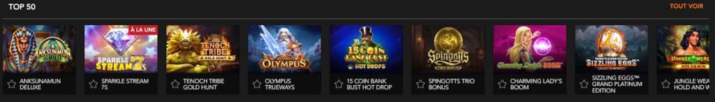 Le Roi Johnny Casino machines à sous