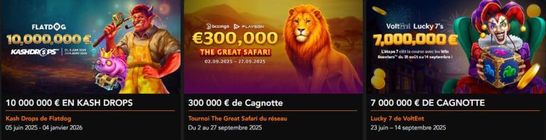 Le Roi Johnny Casino tournois
