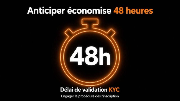 Le Roi Johnny Casino délai validation KYC