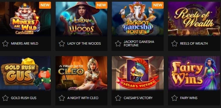Le Roi Johnny Casino jackpots