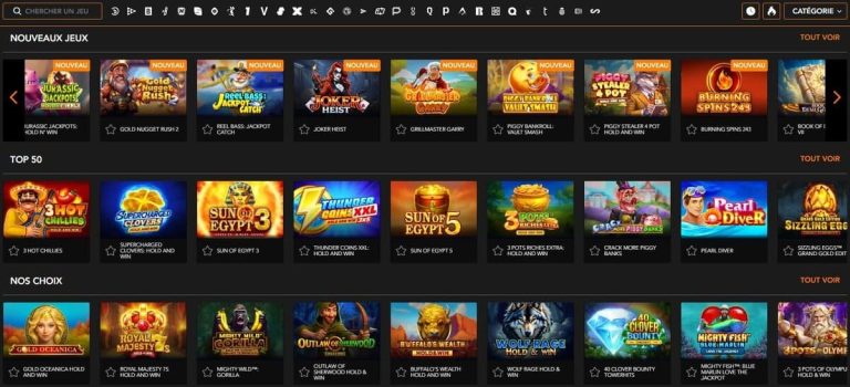 Le Roi Johnny Casino jeux
