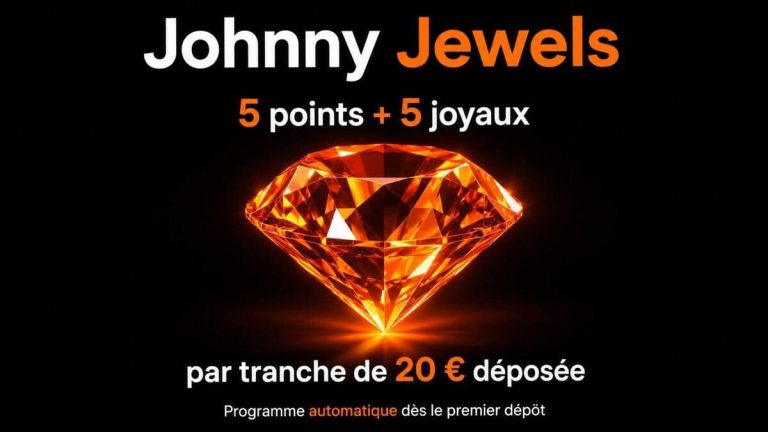 Le Roi Johnny Casino programme fidélité